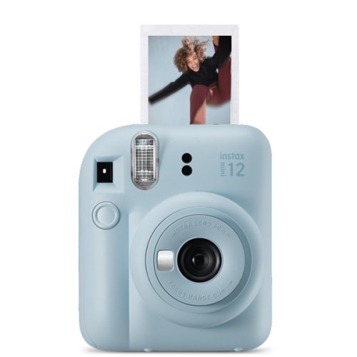 Fujifilm INSTAX Mini 12 Фотокамера блакитного кольору моментального друку