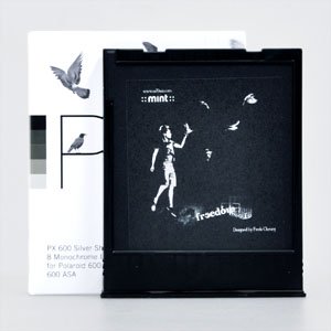 Кассета полароид PX 600 SILVER SHADE MINT EDITION