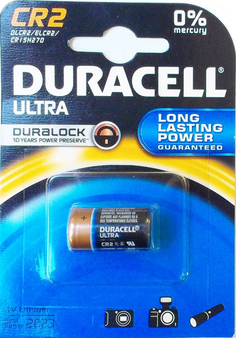 Батарейка Duracell ultra CR2 3V