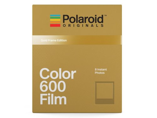 Кассета Polaroid 600 Color золотая рамка