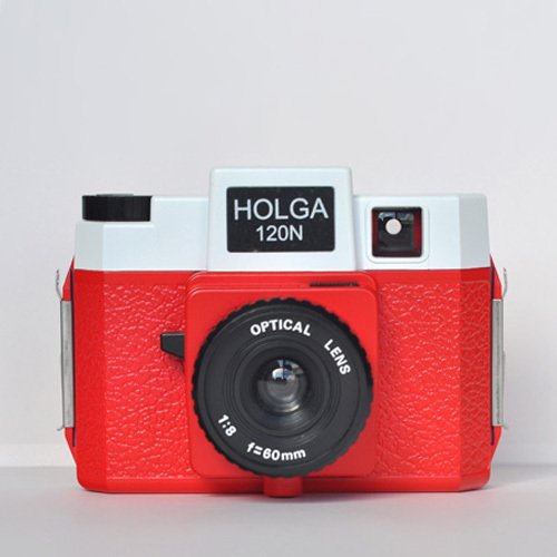 Holga 120 N (Red & White)