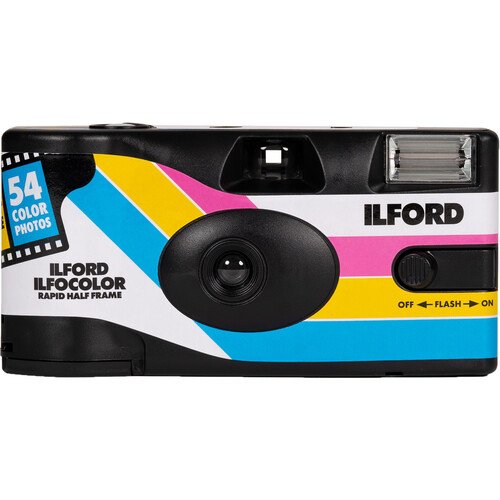 Ilford Ilfocolor Rapid одноразова фотокамера подвійний кадр (54 кадри)