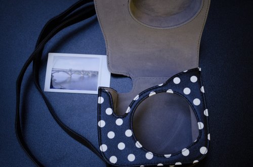Чехол "горошек" для instax mini 8 и 9