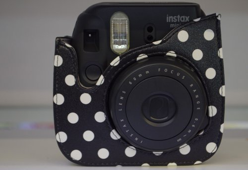 Чехол "горошек" для instax mini 8 и 9