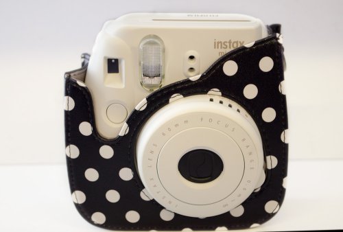 Чехол "горошек" для instax mini 8 и 9
