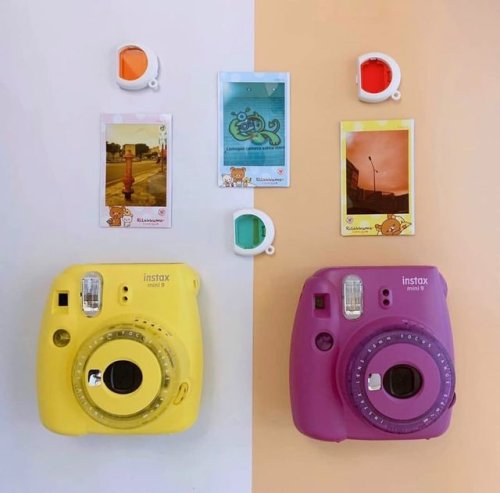 Fujifilm Instax mini 9 Clear Желтый, Фиолетовый (Limited Edition)