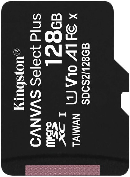 Картка пам'ятi KINGSTON microSDXC 128Gb Canvas Select+ A1 (R100/W85) 