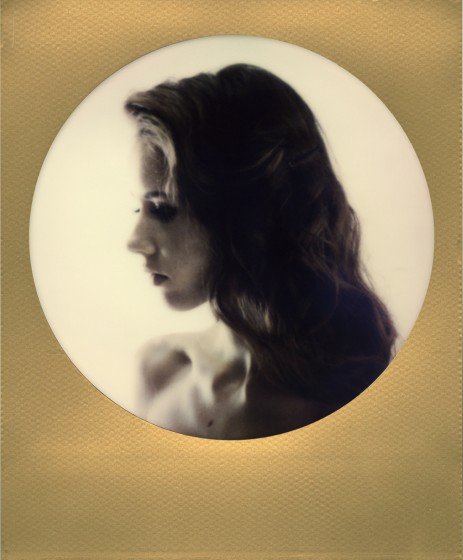 Кассета Polaroid 600 Color золотая рамка