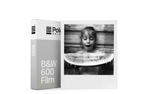 Кассета polaroid 600 черно белая