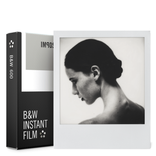 Кассета polaroid 600 черно белая