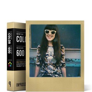 Кассета Polaroid 600 Color золотая рамка