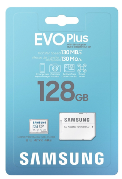 Картка пам'ятi SAMSUNG microSDXC 128GB EVO PLUS (MB-MC128KA/EU)