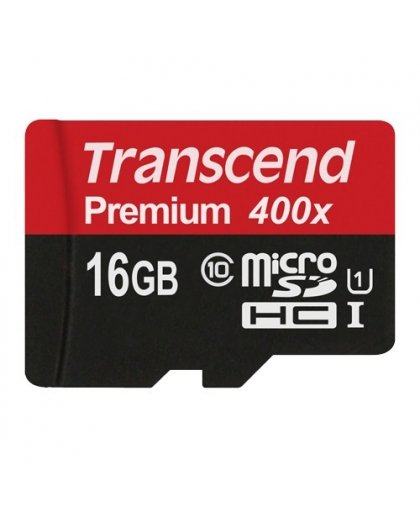 Карта памяти Transcend Premium  16Gb (class 10) 60Mb/s