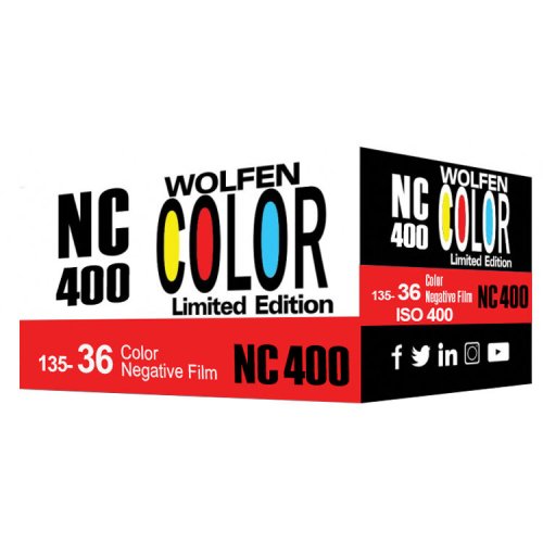 Wolfen NC400 кольорова плівка ISO 400 35мм x 36 